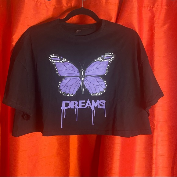 Butterfly Crop Top - Picture 3 of 3